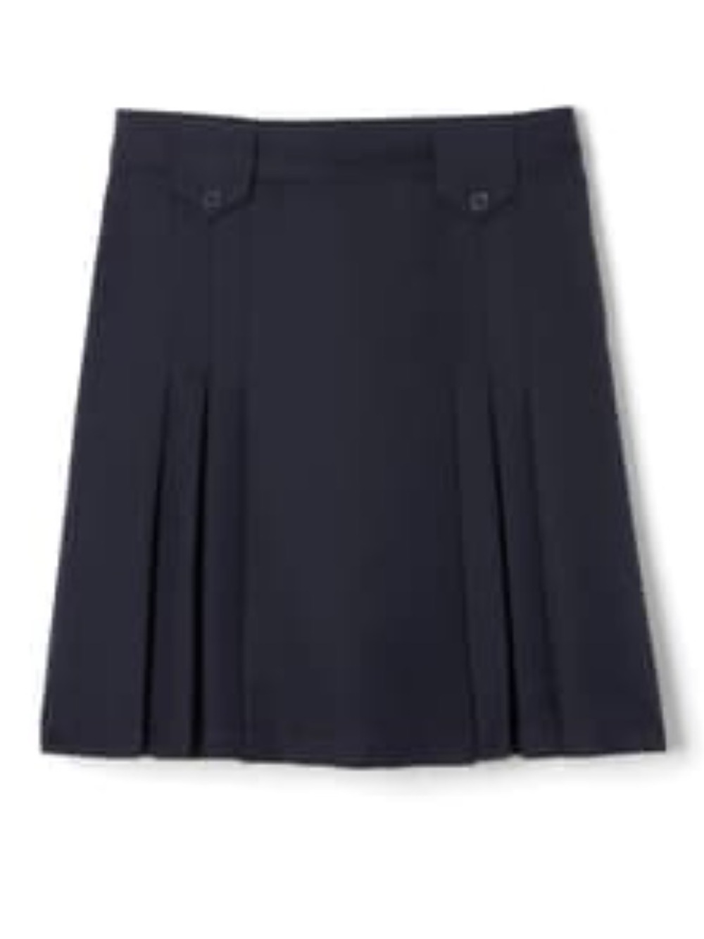 French Toast Navy Front Tab Pleated School Skirt Size 18 NEW